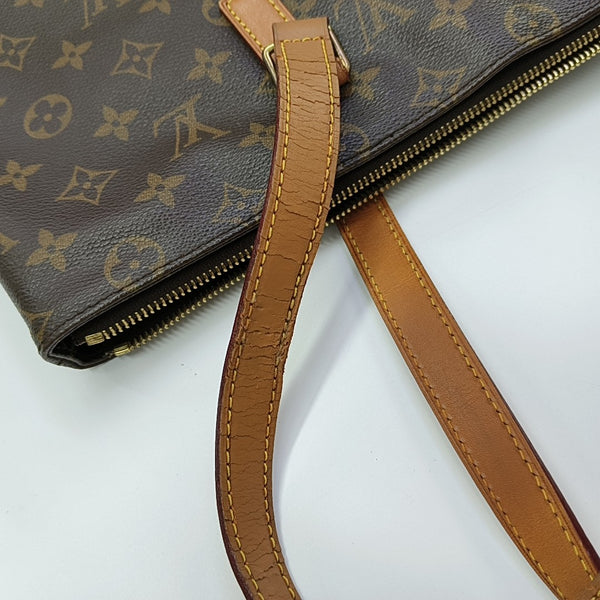 PIANO Monogram Coated Canvas Brown