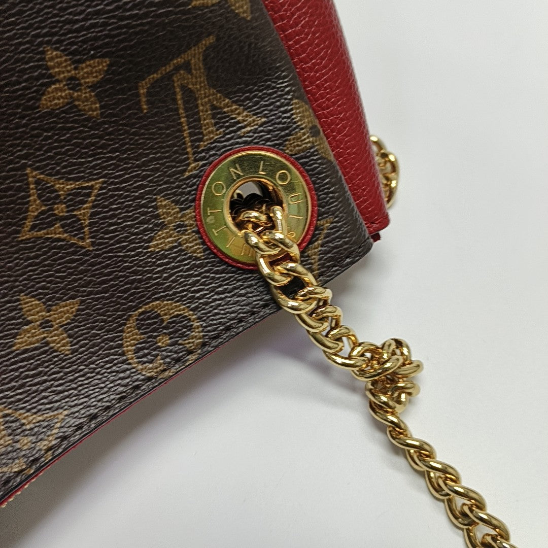 SURENE BB Monogram Coated Canvas Brown