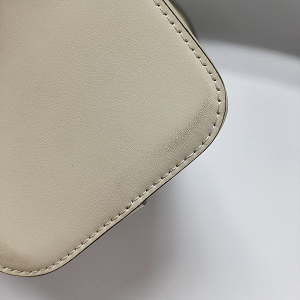Mon Tresor Mini Calfskin White