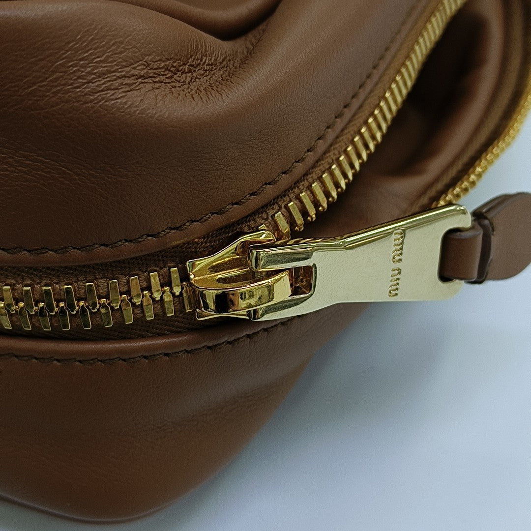 Beau Large Calfskin Brown