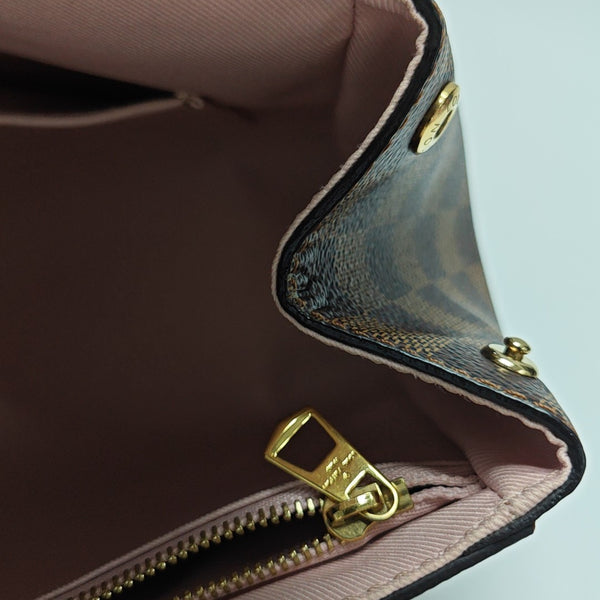 BOND STREET Damier Ebene Coated Canvas Brown