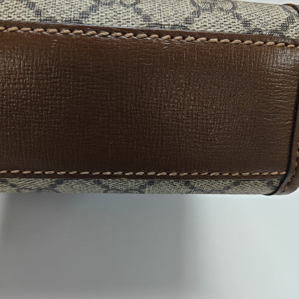 Retro Mini Monogram Coated Canvas Beige