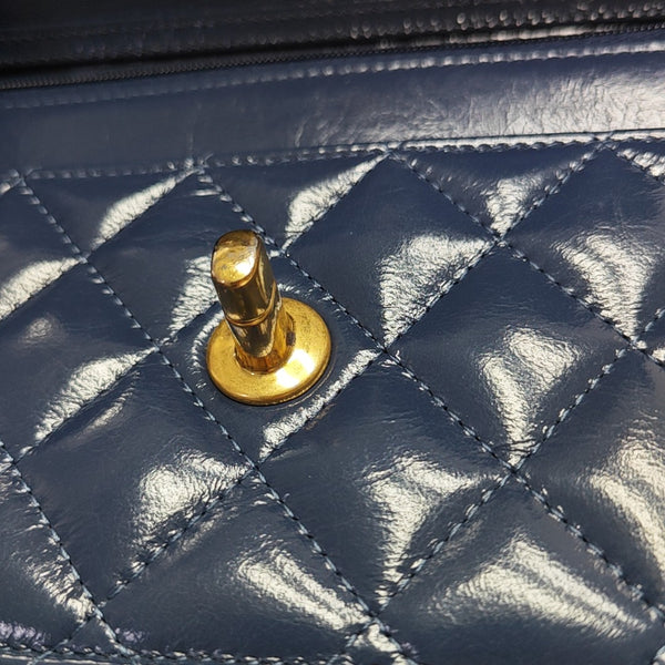 WOC Quilted Calfskin Blue