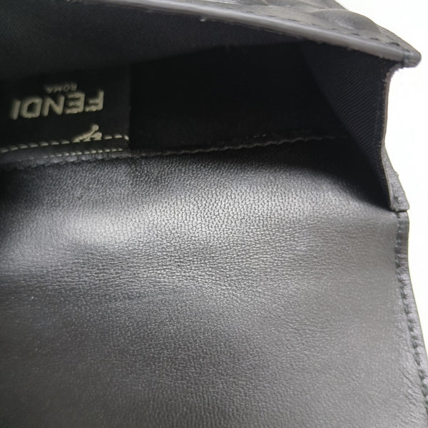 Trifold Monogram Lambskin Black Card Holder