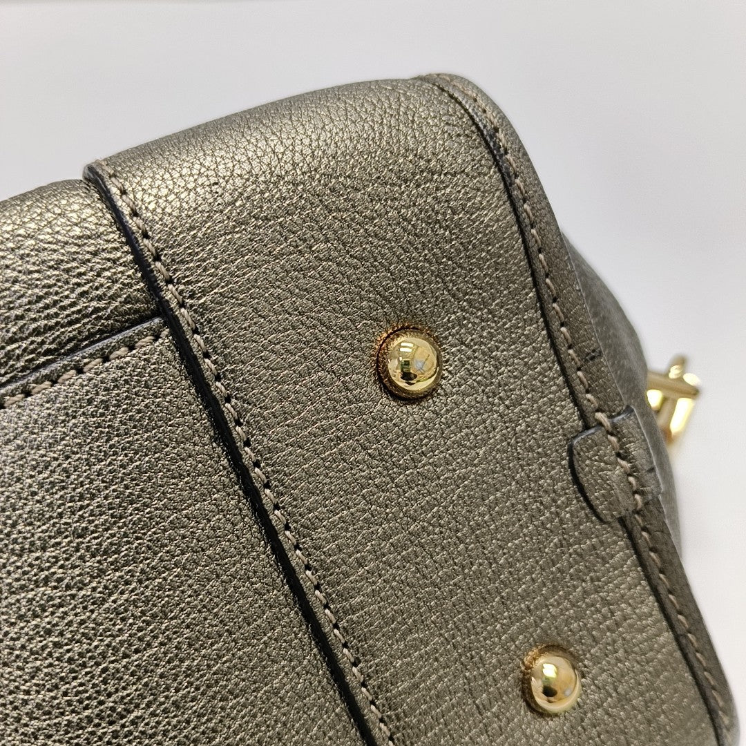 Amazona Monogram Calfskin Beige