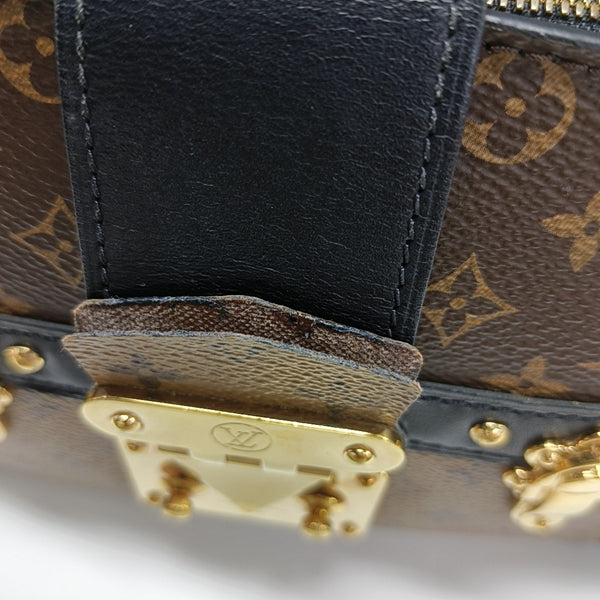 TRUNK Monogram Coated Canvas Brown