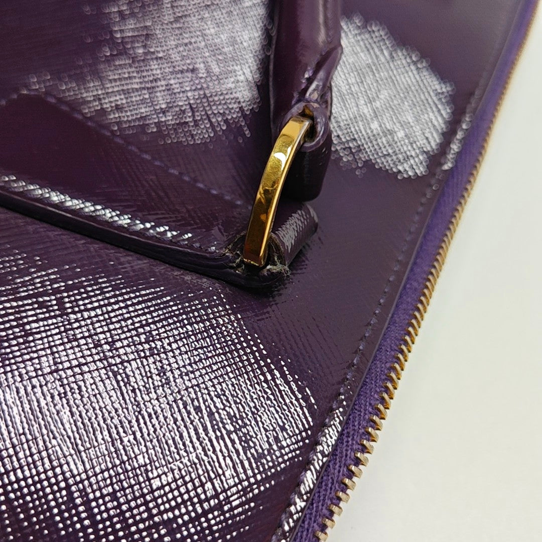 Promenade Saffiano Calfskin Purple