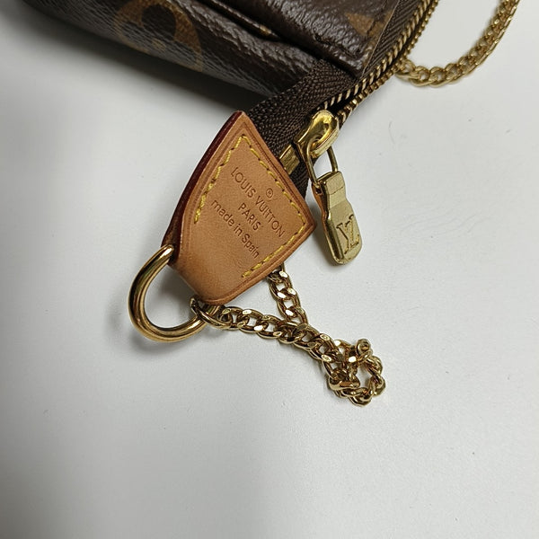 ACCESSOIRES Mini Monogram Coated Canvas Brown