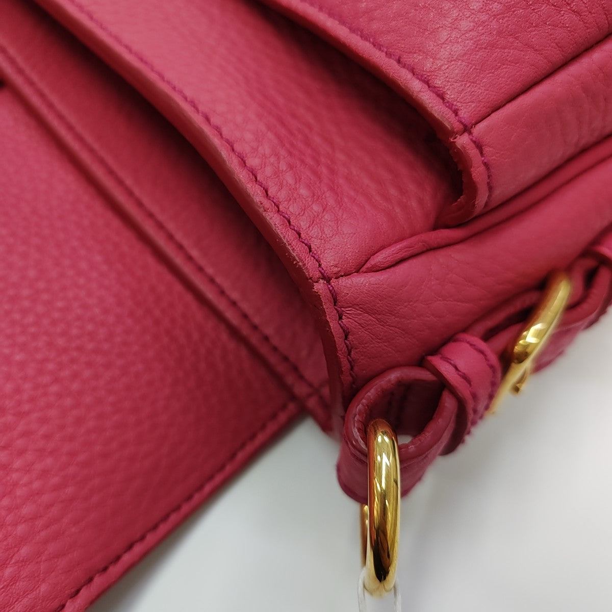 Calfskin Shoulder Bag Red