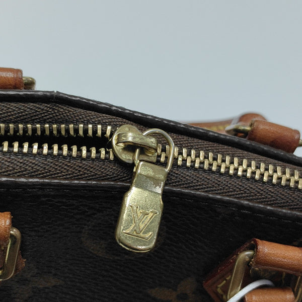SPEEDY Nano Monogram Coated Canvas Brown
