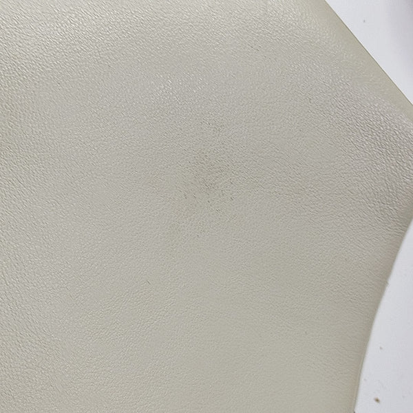 LOULOU Extra Small Chevron Calfskin White