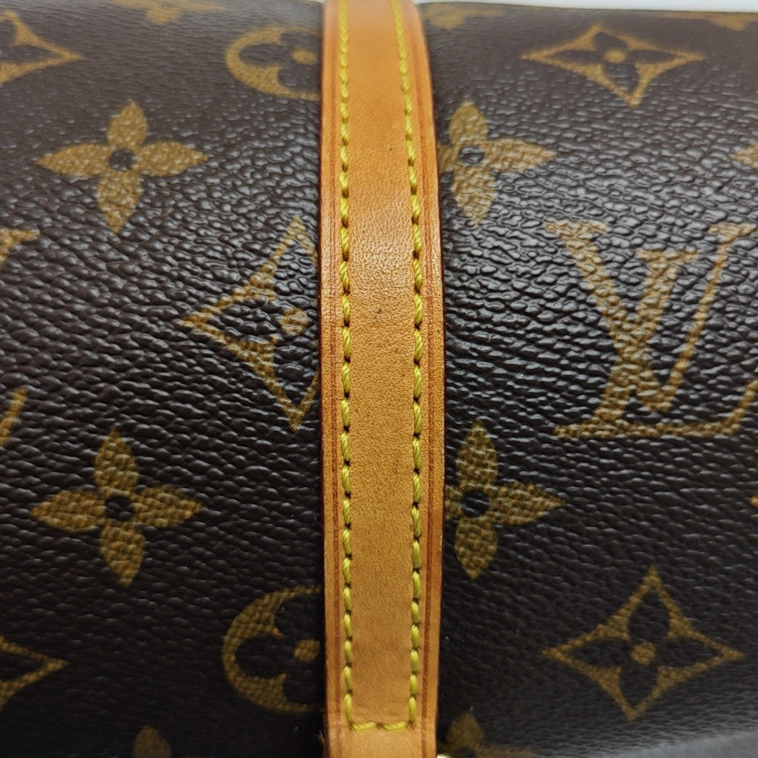PAPILLON Monogram Coated Canvas Brown