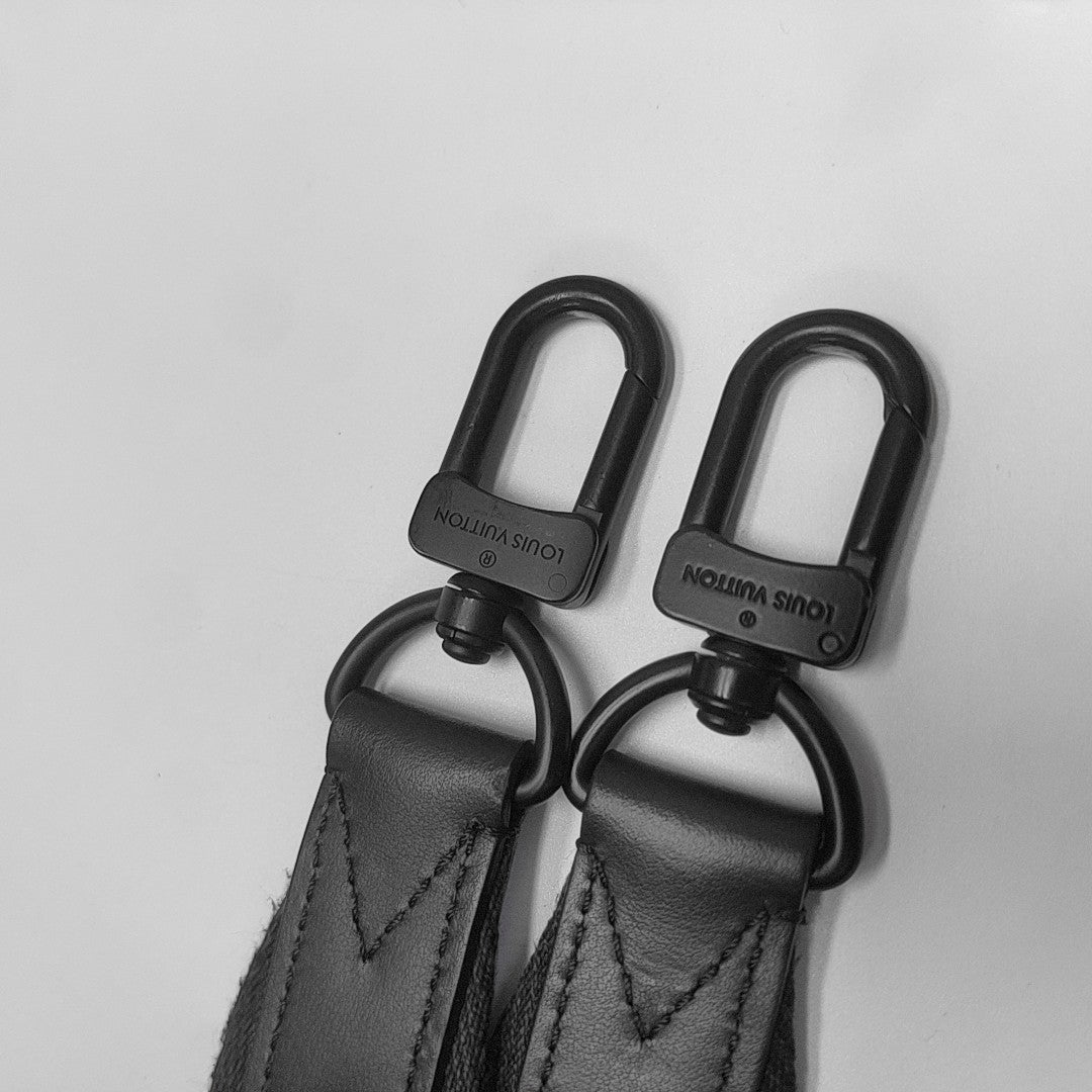 KEEPALL 25 Monogram Calfskin Black