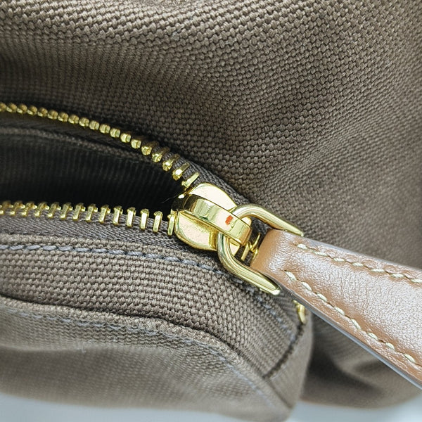 Fabric Backpack Brown