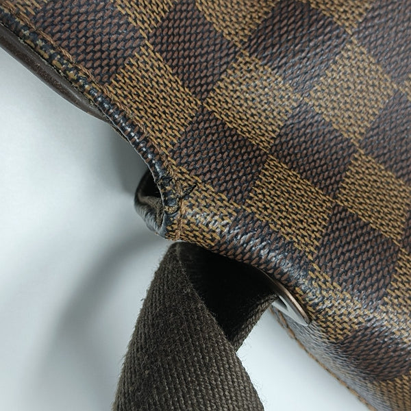 BROOKLYN PM Damier Ebene Coated Canvas Brown