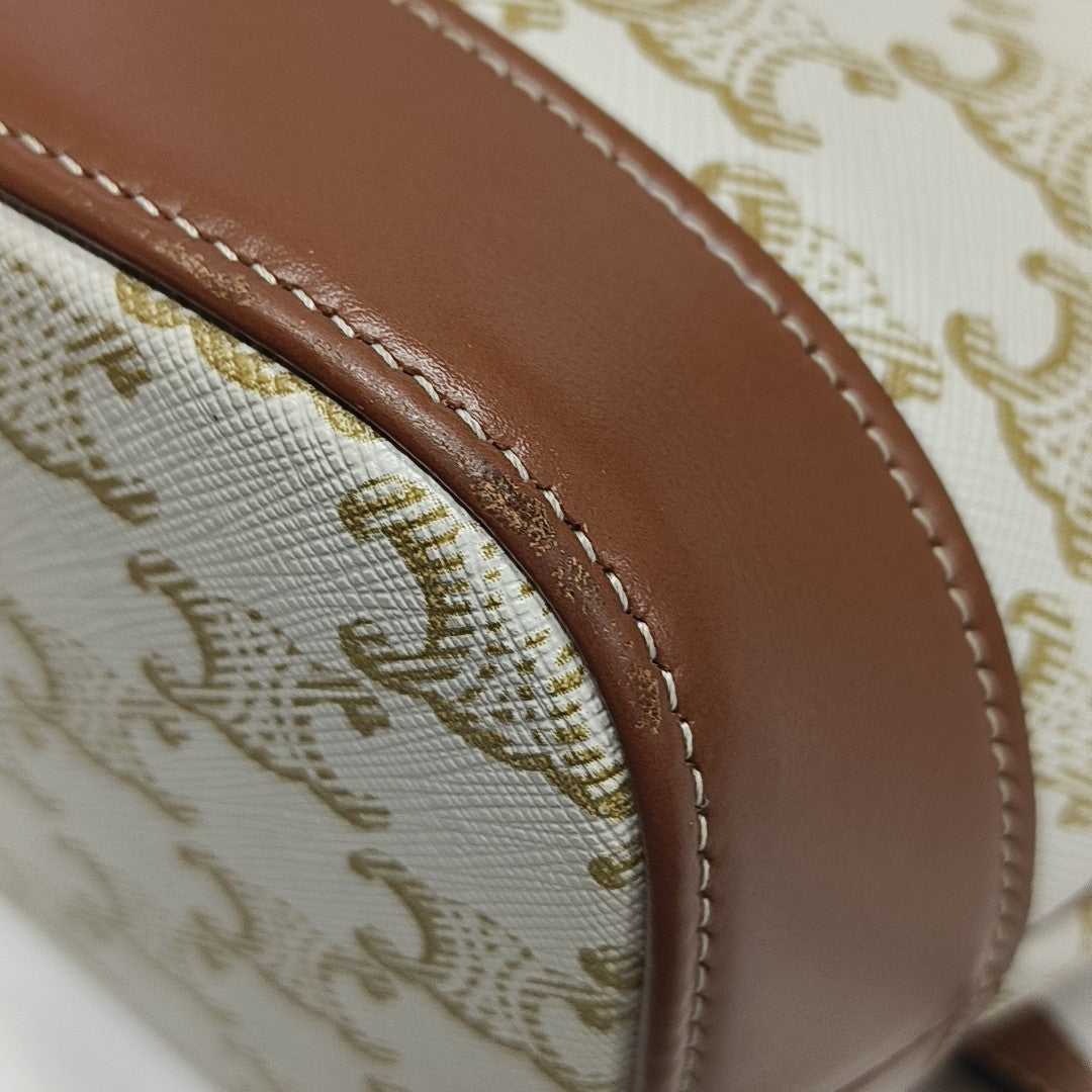 TRIOMPHE CANVAS Small Coated Canvas Beige