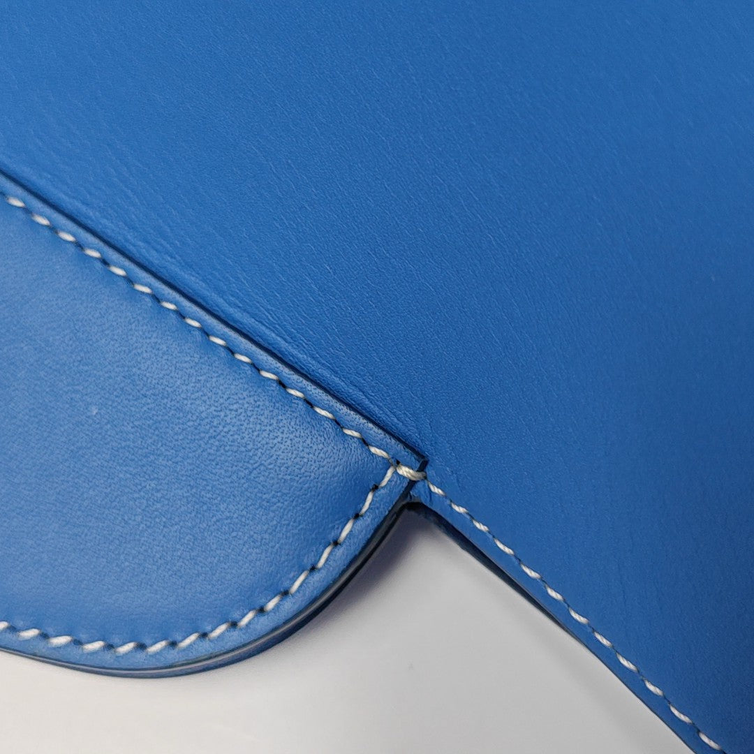 Calfskin Tote Bag Mini Blue