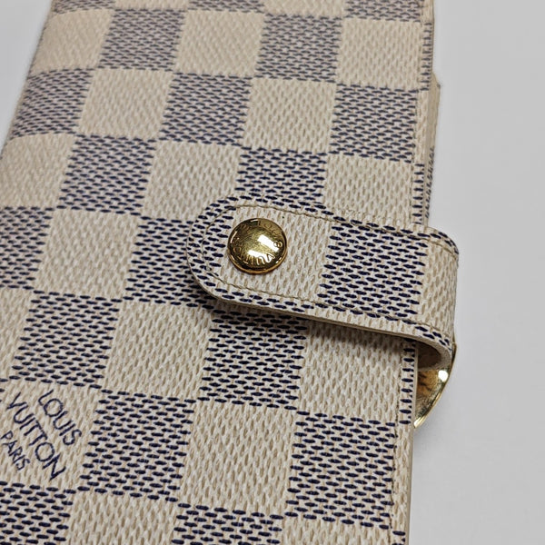 VIENNOIS Damier Azur Coated Canvas White Wallet