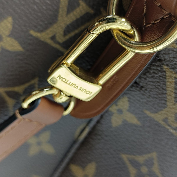 NÉONOÉ MM Monogram Coated Canvas Brown