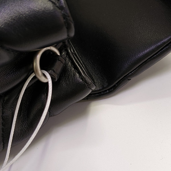 LOULOU Extra Small Chevron Calfskin Black