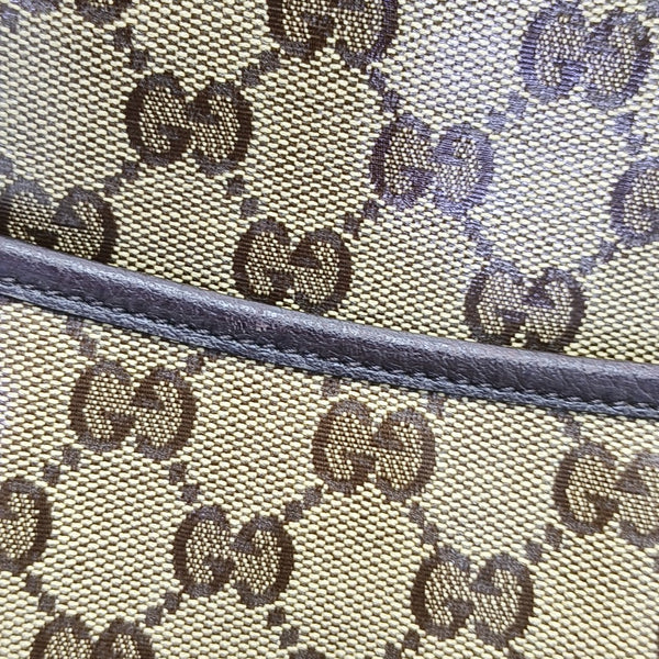 Monogram Coated Canvas Crossbody Bag Brown
