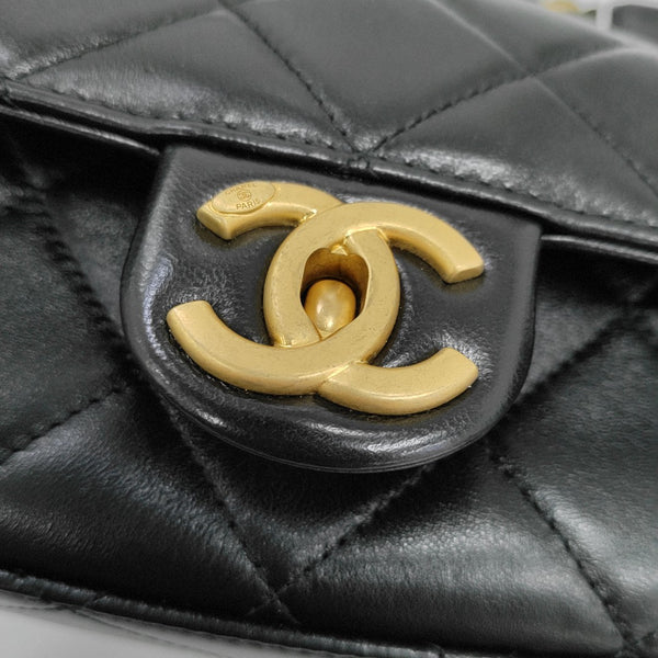 Quilted Lambskin Black