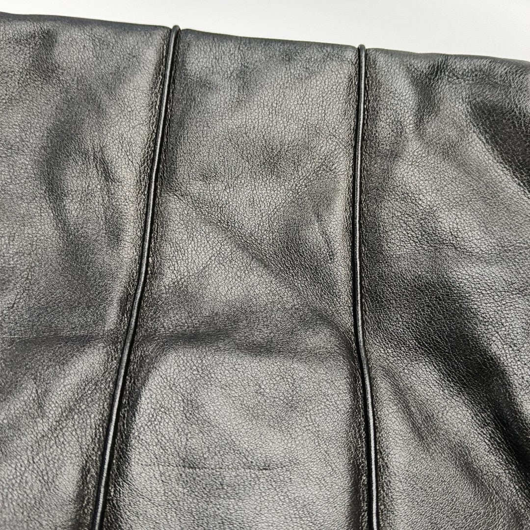 Lambskin Tote Bag Black