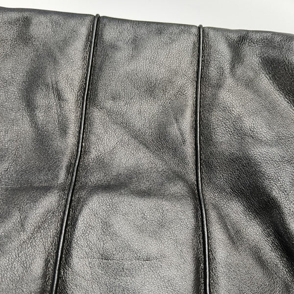Lambskin Tote Bag Black