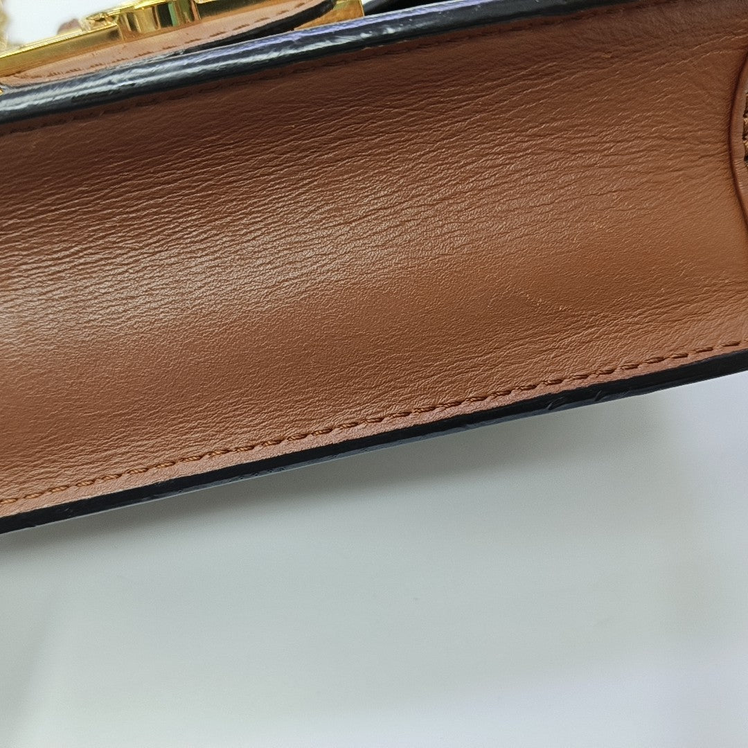 DAUPHINE WOC Monogram Coated Canvas Brown