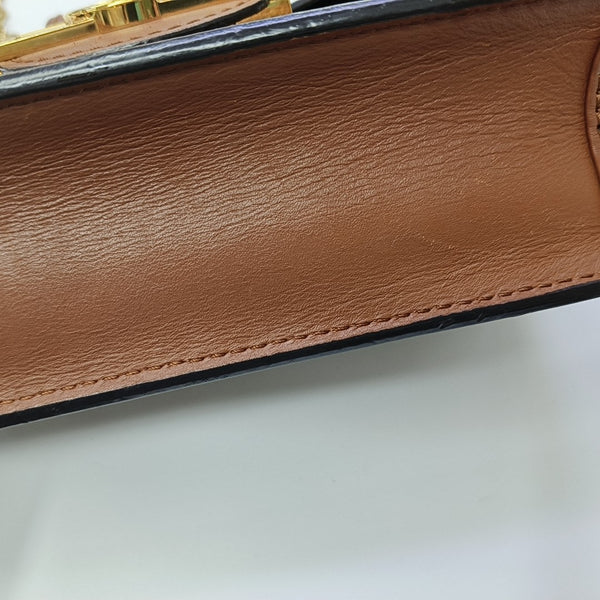 DAUPHINE WOC Monogram Coated Canvas Brown