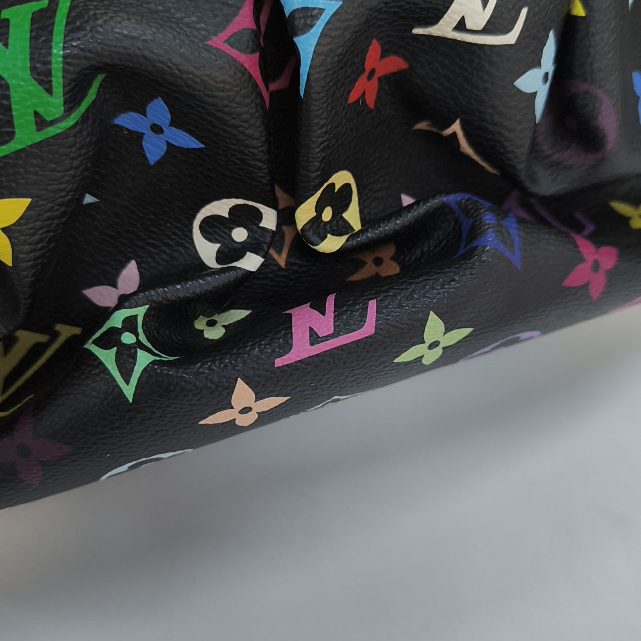 LV × TM JUDY PM Monogram Coated Canvas Black