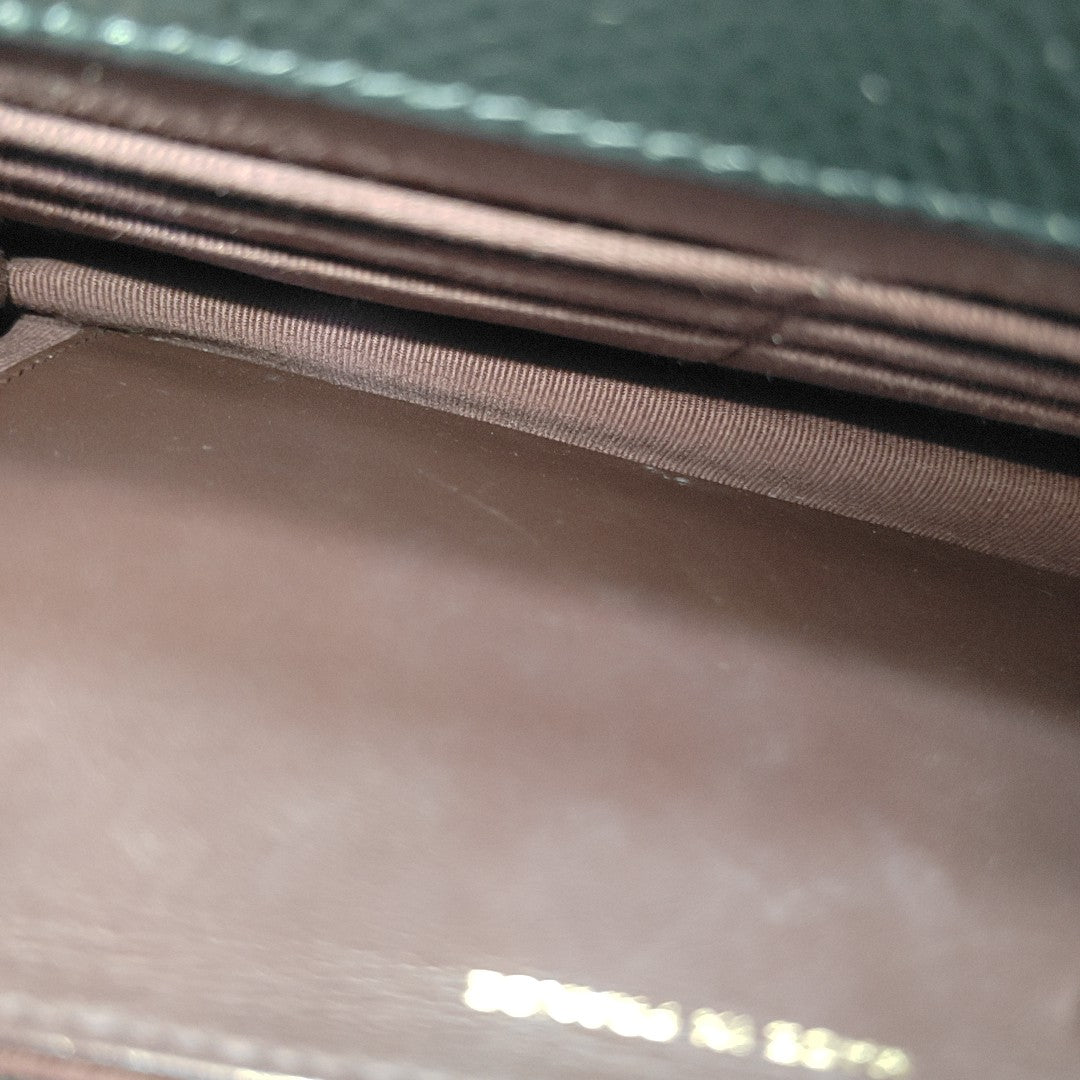 WOC Quilted Grained Calfskin Black