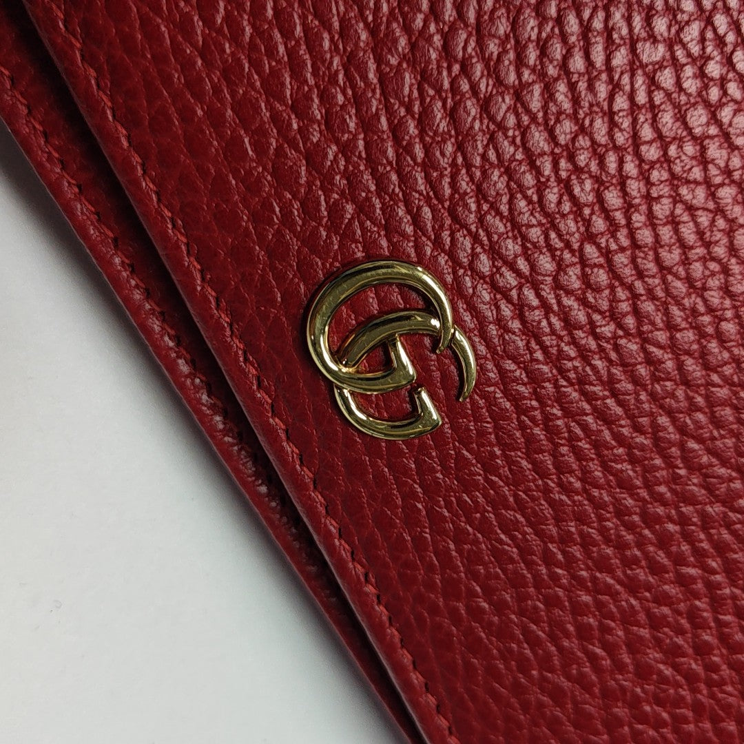 GG Marmont Mini Calfskin Red