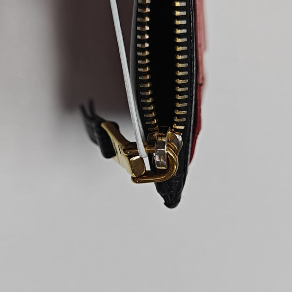 Leather Card Holder Pink