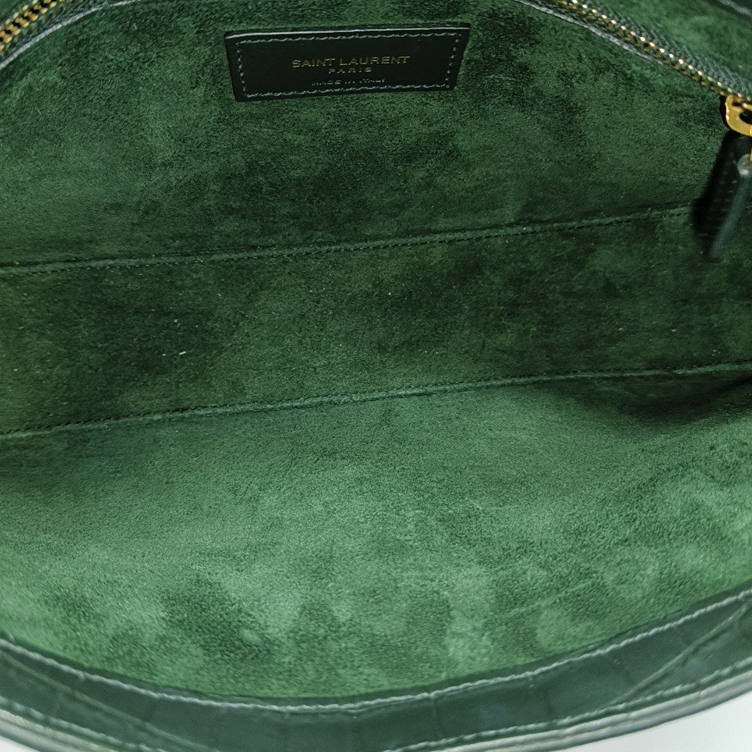 LE 5 À 7 Small Calfskin Green