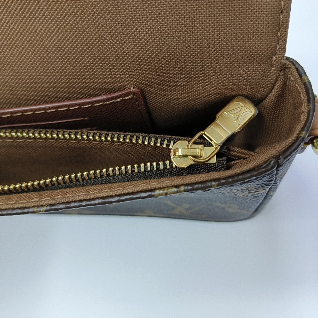 IVY Monogram Coated Canvas Brown