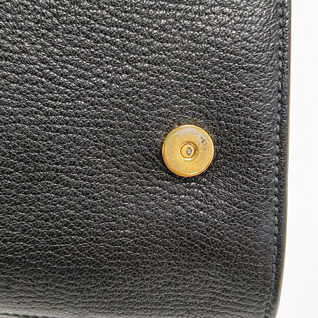 Miu Lady Calfskin Black