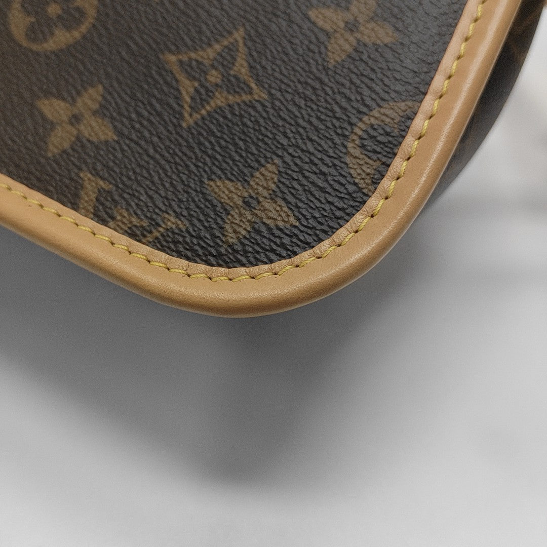 DIANE Monogram Coated Canvas Brown