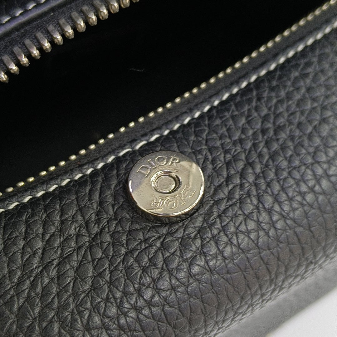 Calfskin Shoulder Bag Black
