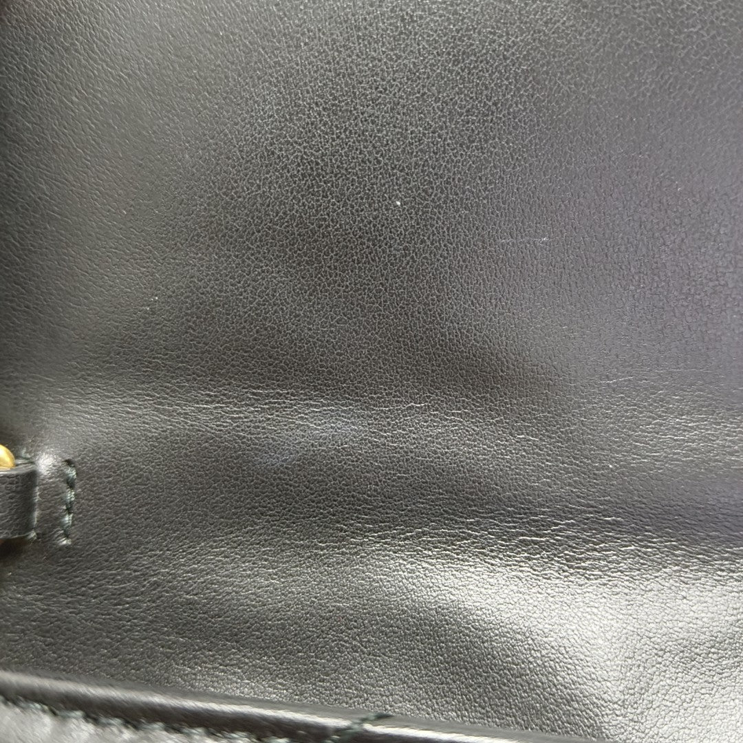 GG Marmont Mini Quilted Calfskin Black
