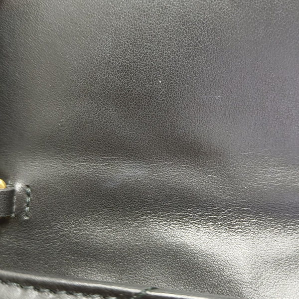 GG Marmont Mini Quilted Calfskin Black