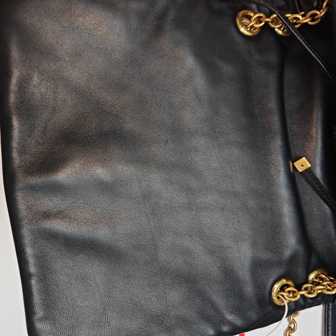 JAMIE Small Quilted Lambskin Black
