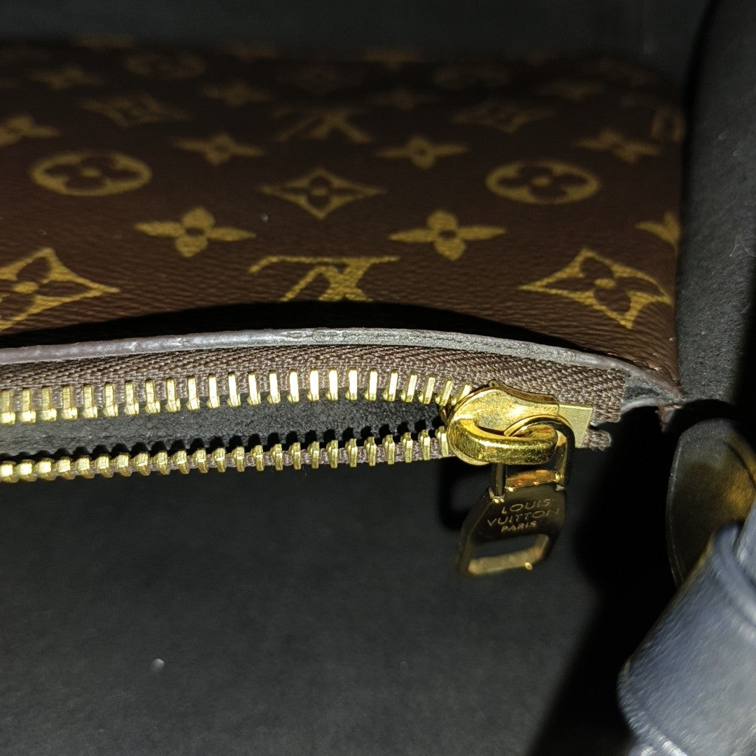 NÉONOÉ MM Monogram Coated Canvas Brown