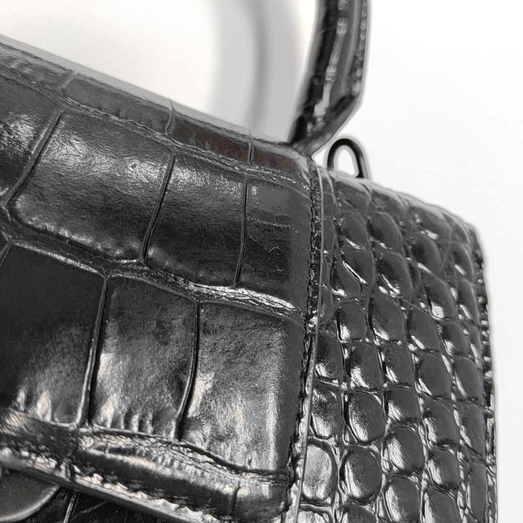 Hourglass XS Calfskin Black