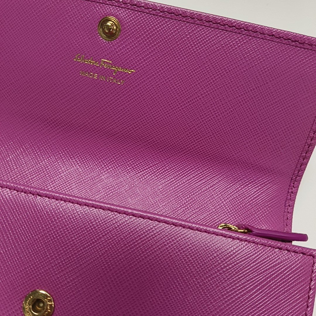 Ginny Calfskin Red Wallet