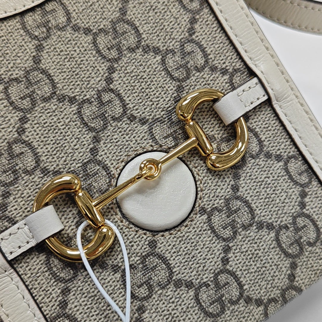 Horsebit 1955 Mini Coated Canvas Beige