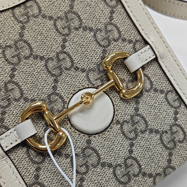 Horsebit 1955 Mini Coated Canvas Beige