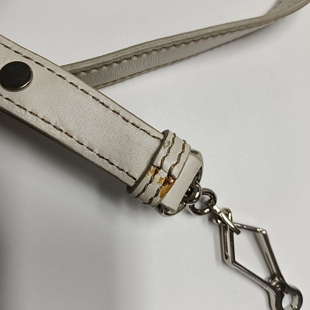 Calfskin Shoulder Bag White