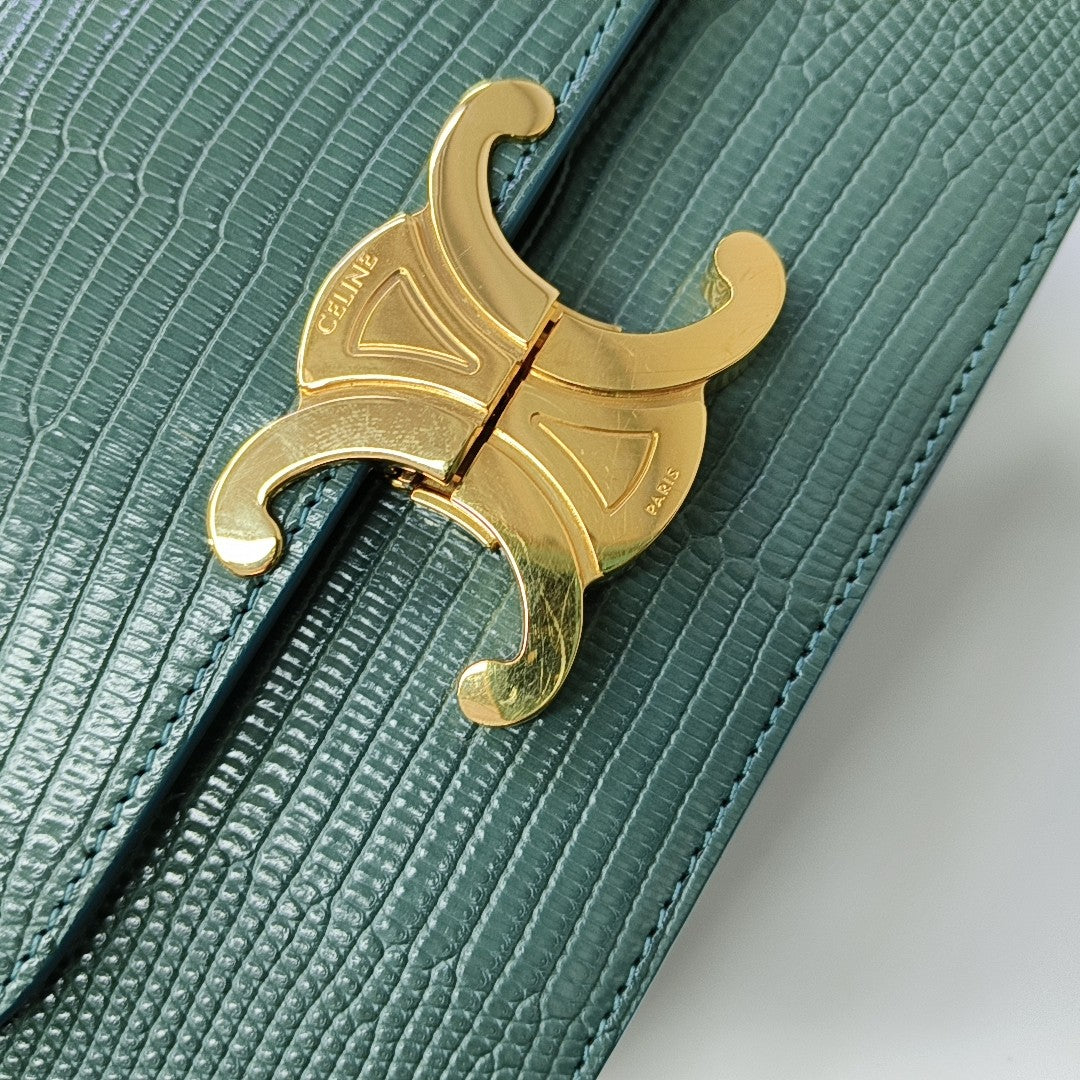 TRIOMPHE Small Lizard Green