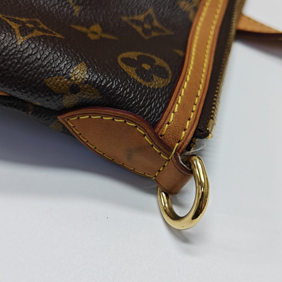 PALERMO PM Monogram Coated Canvas Brown